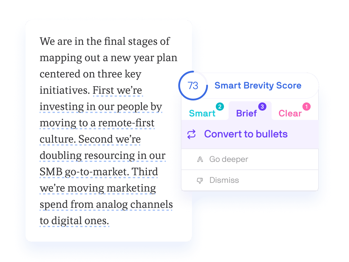 Smart Brevity Guidance And Editing Software Tool - Axios HQ